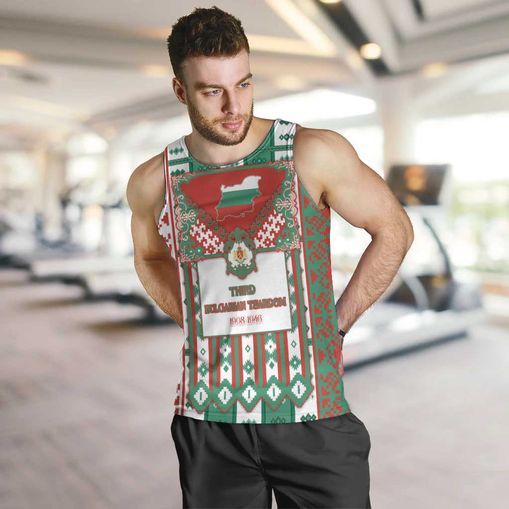 Tsardom Of Bulgaria Men Tank Top Slavic Patterns - Wonder Print Shop