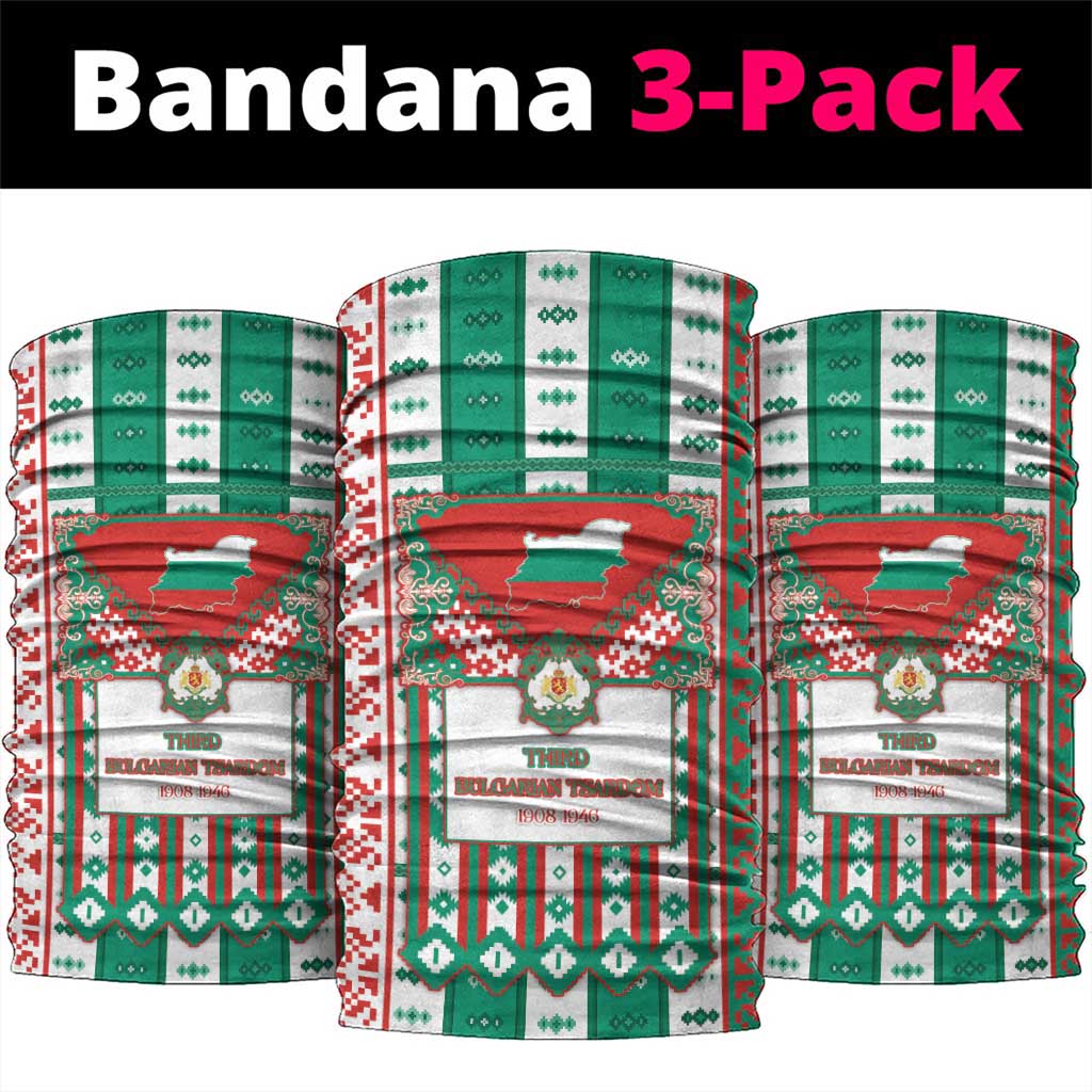 Tsardom Of Bulgaria Neck Gaiter Slavic Patterns - Wonder Print Shop