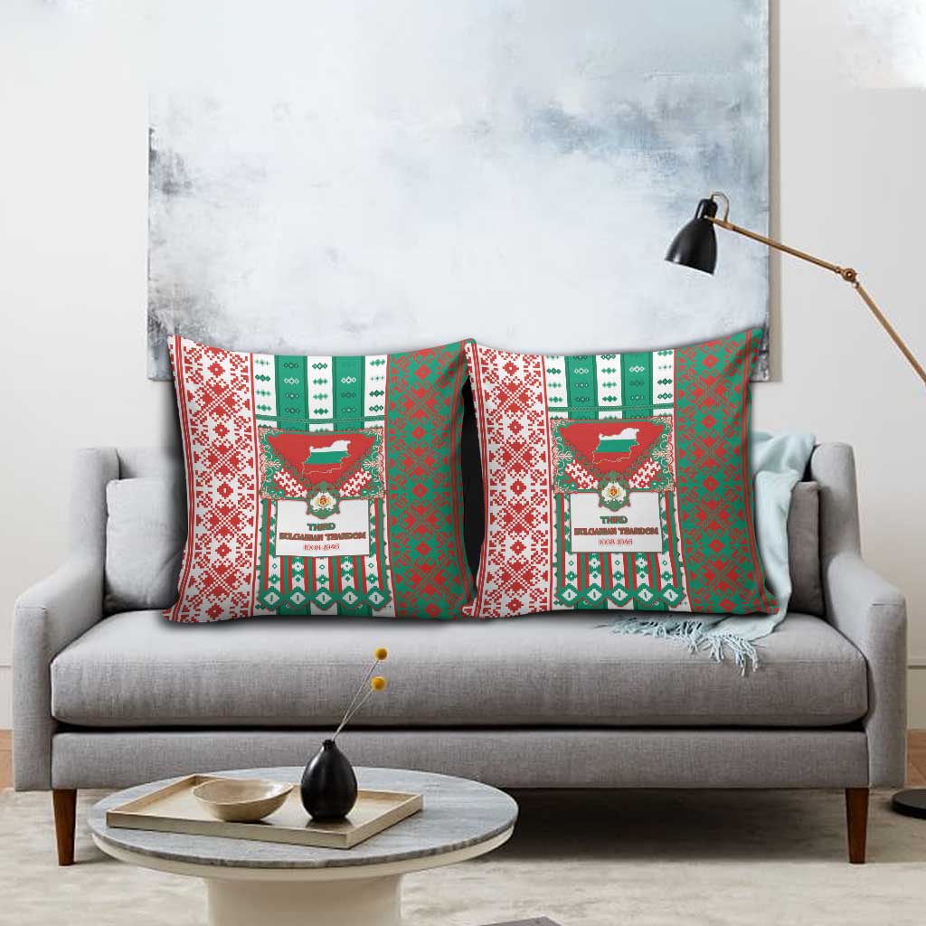 Tsardom Of Bulgaria Pillow Cover Slavic Patterns - Wonder Print Shop