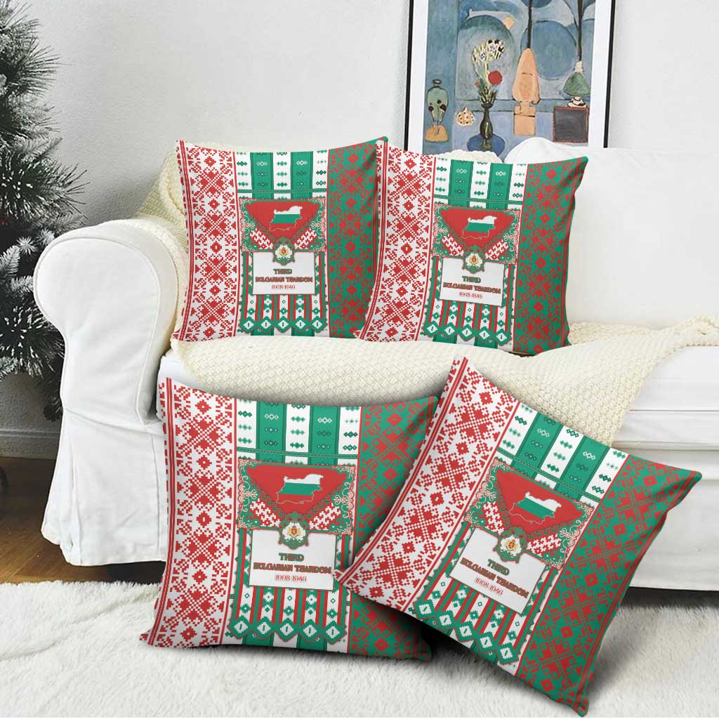 Tsardom Of Bulgaria Pillow Cover Slavic Patterns - Wonder Print Shop