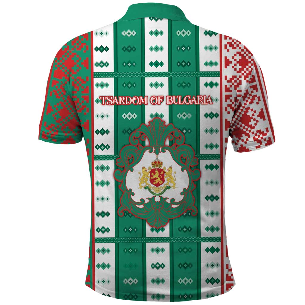 Tsardom Of Bulgaria Polo Shirt Slavic Patterns - Wonder Print Shop