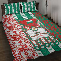 Tsardom Of Bulgaria Quilt Bed Set Slavic Patterns - Wonder Print Shop
