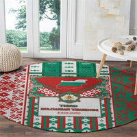 Tsardom Of Bulgaria Round Carpet Slavic Patterns - Wonder Print Shop