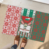 Tsardom Of Bulgaria Rubber Doormat Slavic Patterns - Wonder Print Shop