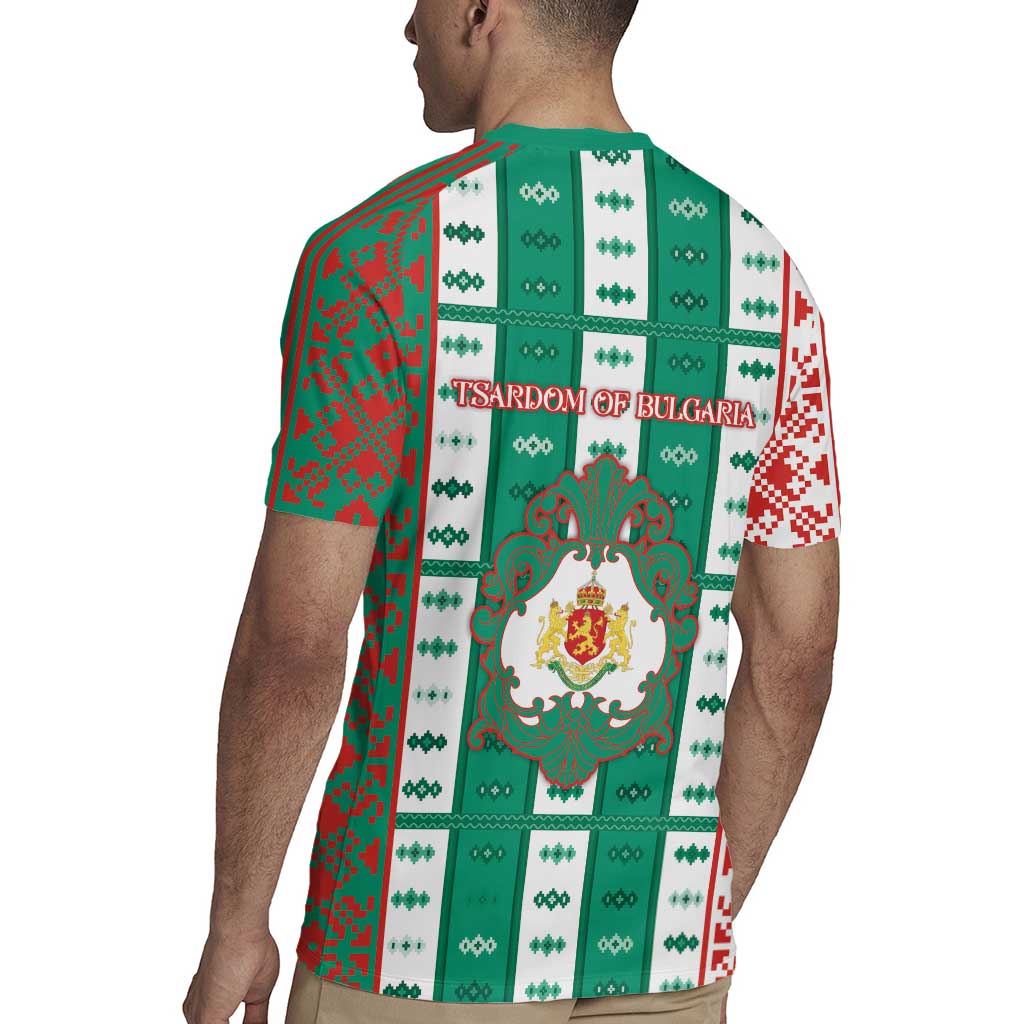 Tsardom Of Bulgaria Rugby Jersey Slavic Patterns - Wonder Print Shop