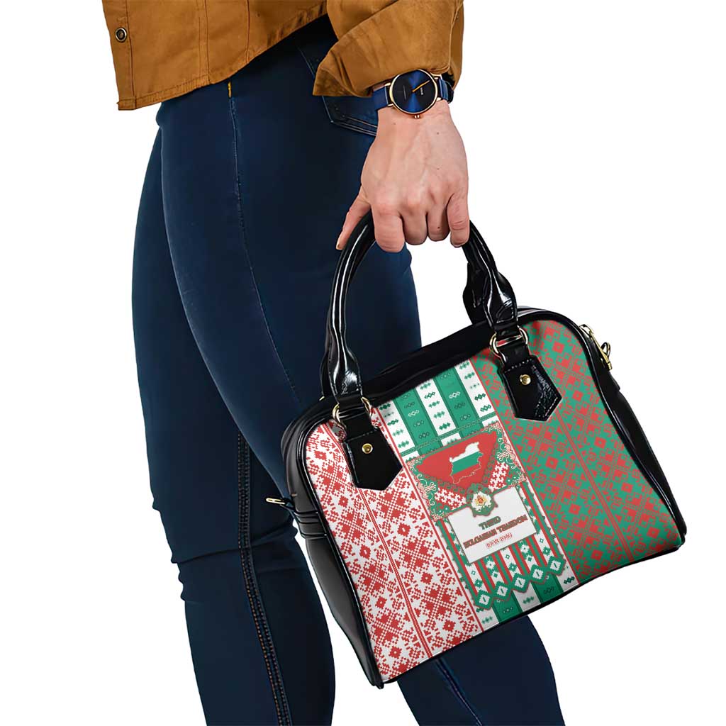 Tsardom Of Bulgaria Shoulder Handbag Slavic Patterns - Wonder Print Shop