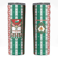 Tsardom Of Bulgaria Skinny Tumbler Slavic Patterns - Wonder Print Shop