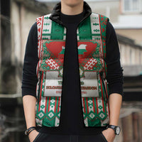 Tsardom Of Bulgaria Sleeveless Puffer Jacket Slavic Patterns - Wonder Print Shop