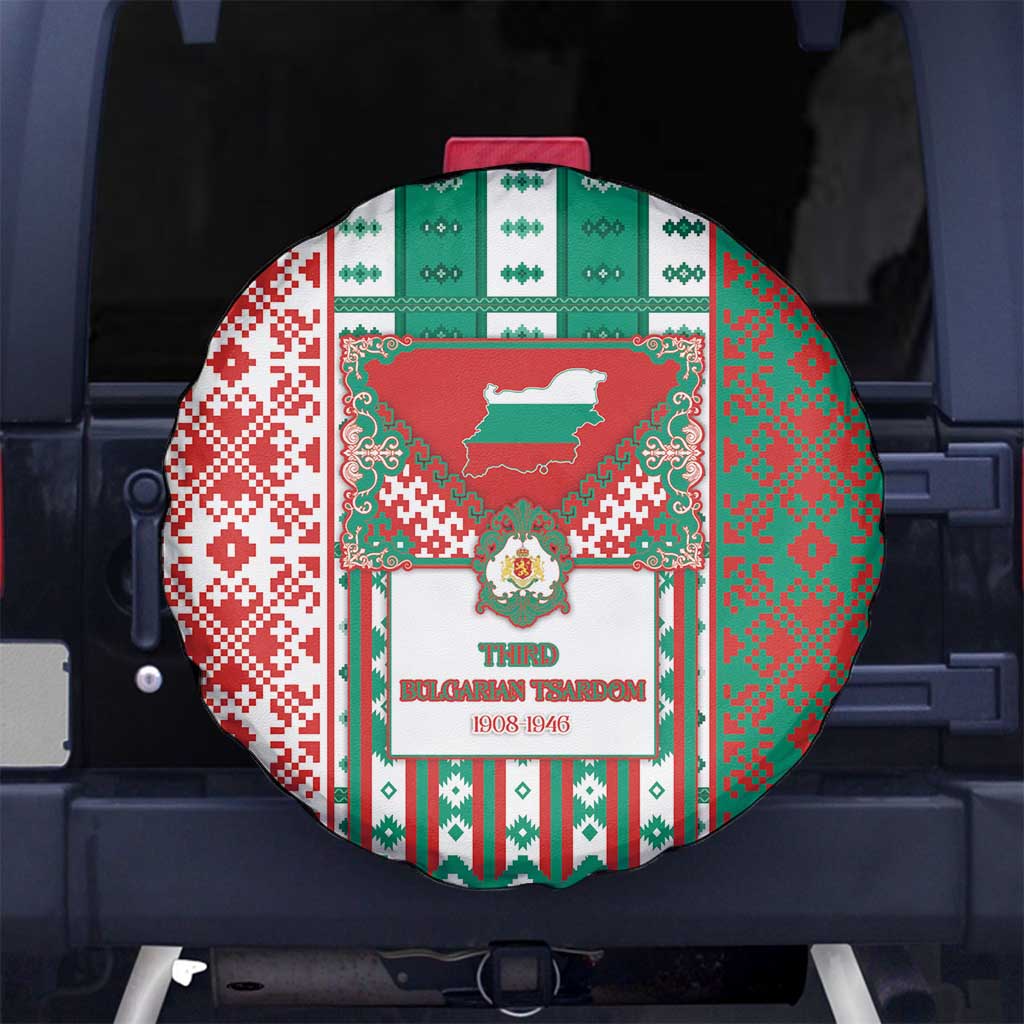 Tsardom Of Bulgaria Spare Tire Cover Slavic Patterns - Wonder Print Shop