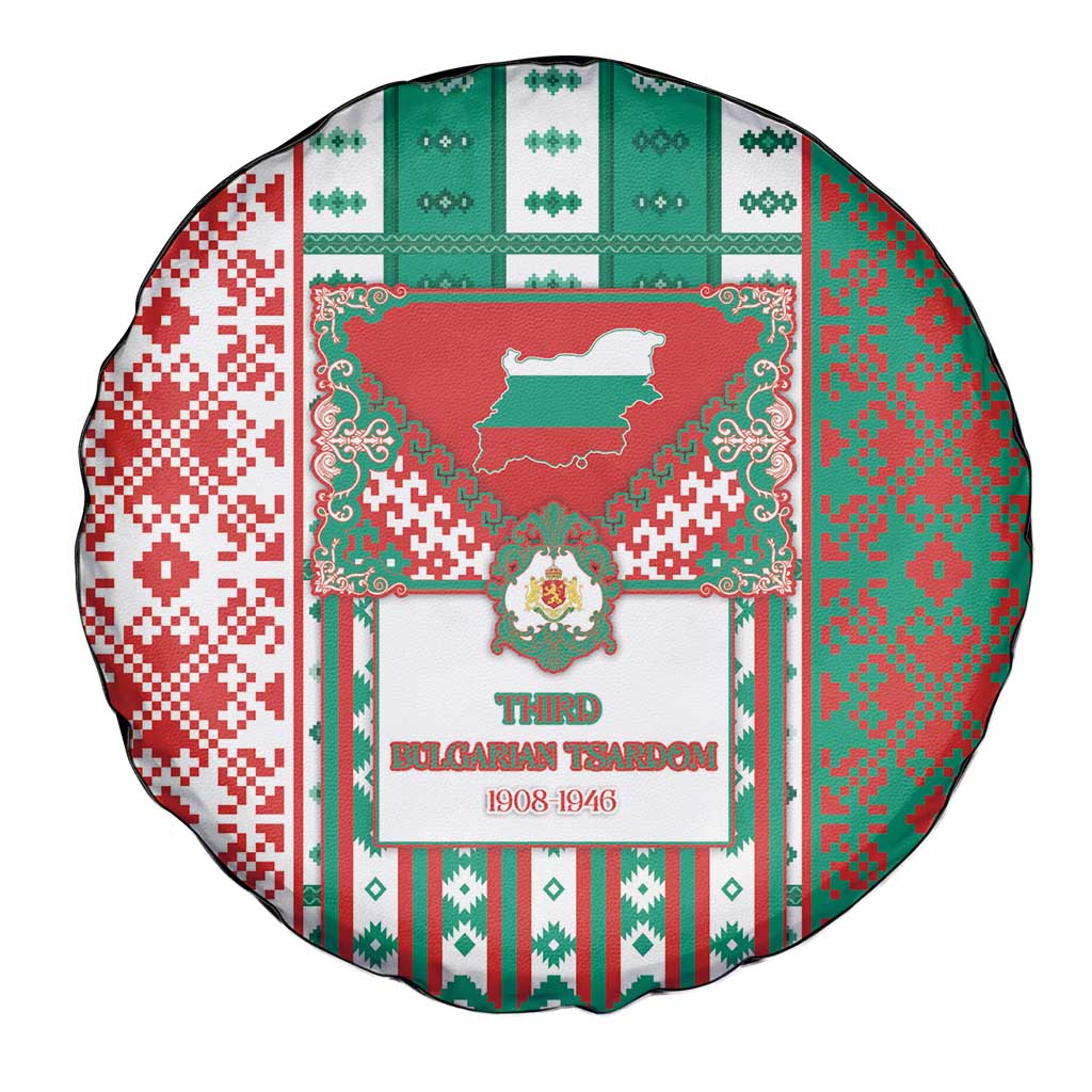 Tsardom Of Bulgaria Spare Tire Cover Slavic Patterns - Wonder Print Shop