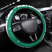 Tsardom Of Bulgaria Steering Wheel Cover Slavic Patterns - Wonder Print Shop