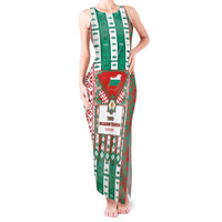 Tsardom Of Bulgaria Tank Maxi Dress Slavic Patterns - Wonder Print Shop