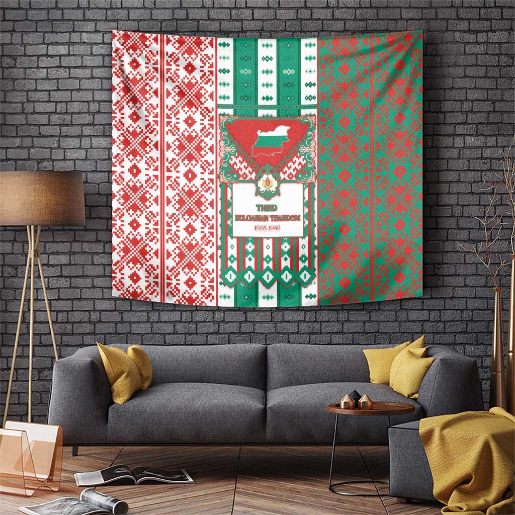 Tsardom Of Bulgaria Tapestry Slavic Patterns - Wonder Print Shop