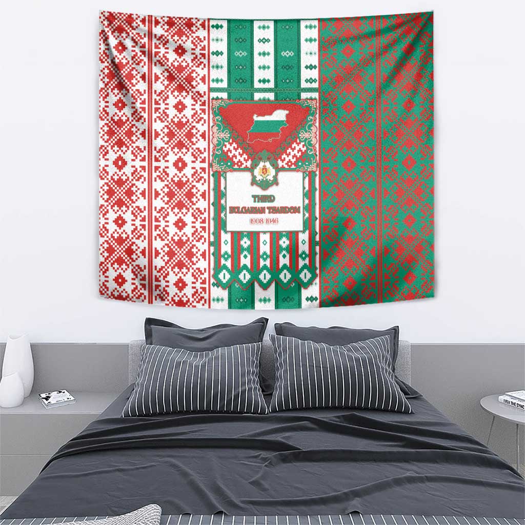 Tsardom Of Bulgaria Tapestry Slavic Patterns - Wonder Print Shop