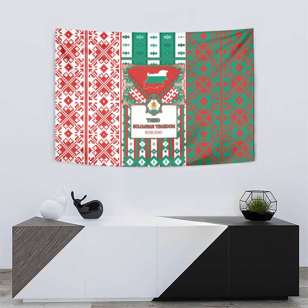 Tsardom Of Bulgaria Tapestry Slavic Patterns - Wonder Print Shop