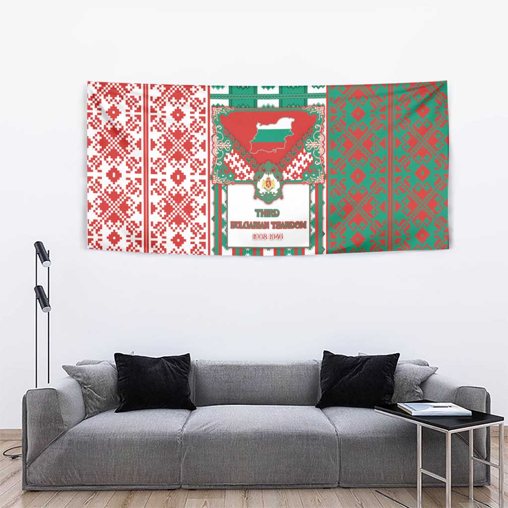 Tsardom Of Bulgaria Tapestry Slavic Patterns - Wonder Print Shop