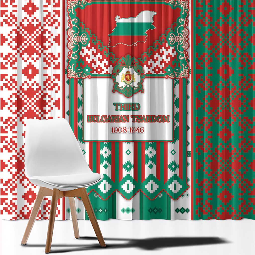 Tsardom Of Bulgaria Window Curtain Slavic Patterns - Wonder Print Shop