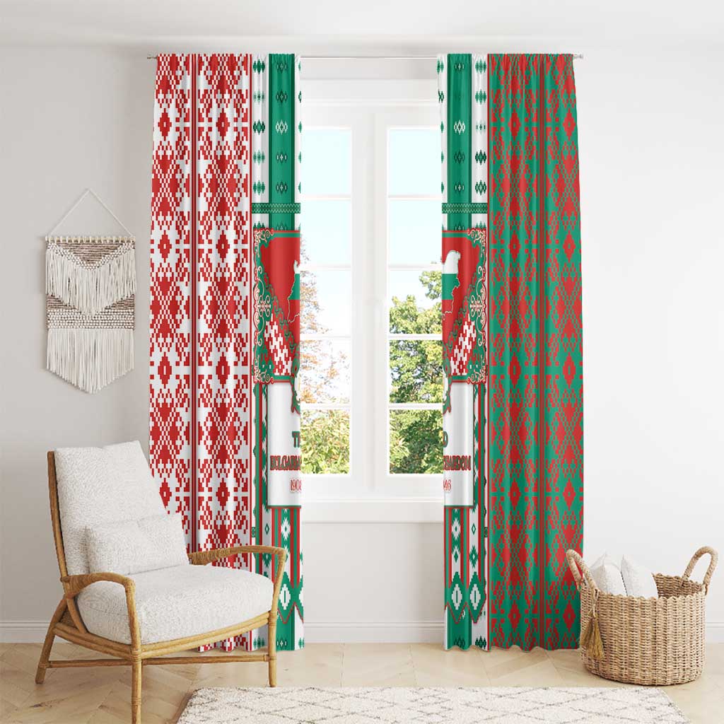 Tsardom Of Bulgaria Window Curtain Slavic Patterns - Wonder Print Shop