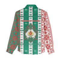 Tsardom Of Bulgaria Women Casual Shirt Slavic Patterns - Wonder Print Shop