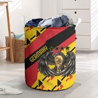 Germany Football Laundry Basket Majestic Eagle And Gold Trophy Unique Style