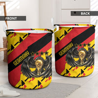 Germany Football Laundry Basket Majestic Eagle And Gold Trophy Unique Style