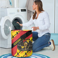 Germany Football Laundry Basket Majestic Eagle And Gold Trophy Unique Style