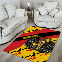 Germany Football Area Rug Majestic Eagle And Gold Trophy Unique Style