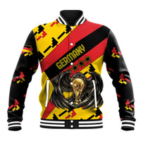 Custom Germany Football Baseball Jacket Majestic Eagle And Gold Trophy Unique Style