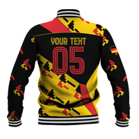 Custom Germany Football Baseball Jacket Majestic Eagle And Gold Trophy Unique Style
