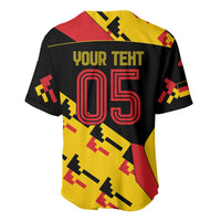 Custom Germany Football Baseball Jersey Majestic Eagle And Gold Trophy Unique Style
