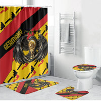 Germany Football Bathroom Set Majestic Eagle And Gold Trophy Unique Style