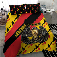 Germany Football Bedding Set Majestic Eagle And Gold Trophy Unique Style
