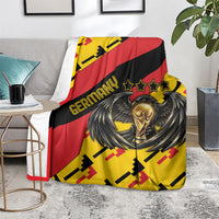 Germany Football Blanket Majestic Eagle And Gold Trophy Unique Style