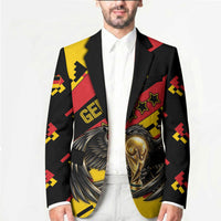 Custom Germany Football Blazer Majestic Eagle And Gold Trophy Unique Style
