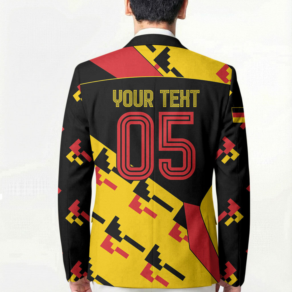Custom Germany Football Blazer Majestic Eagle And Gold Trophy Unique Style