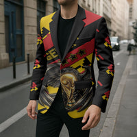 Custom Germany Football Blazer Majestic Eagle And Gold Trophy Unique Style