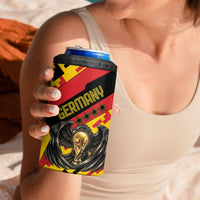 Custom Germany Football 4 in 1 Can Cooler Tumbler Majestic Eagle And Gold Trophy Unique Style