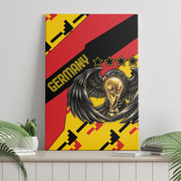 Germany Football Canvas Wall Art Majestic Eagle And Gold Trophy Unique Style