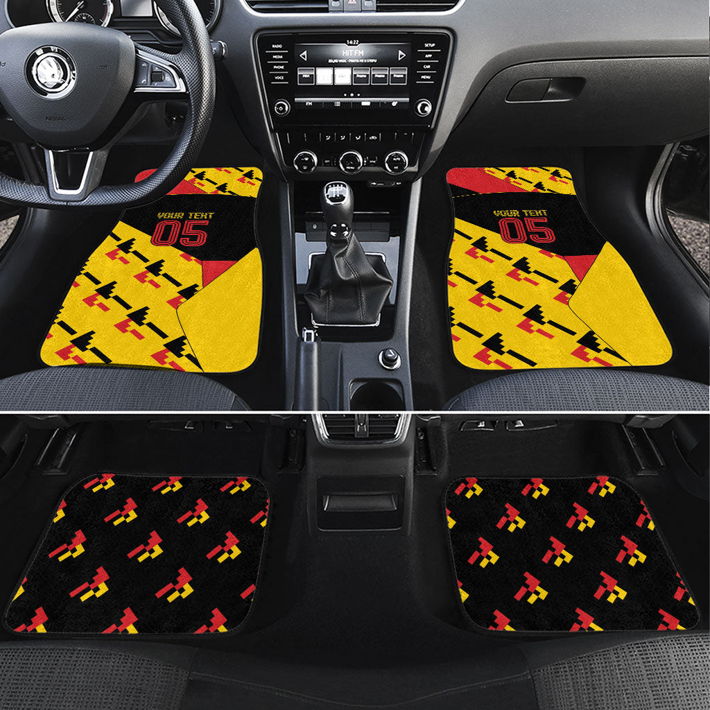 Custom Germany Football Car Mats Majestic Eagle And Gold Trophy Unique Style