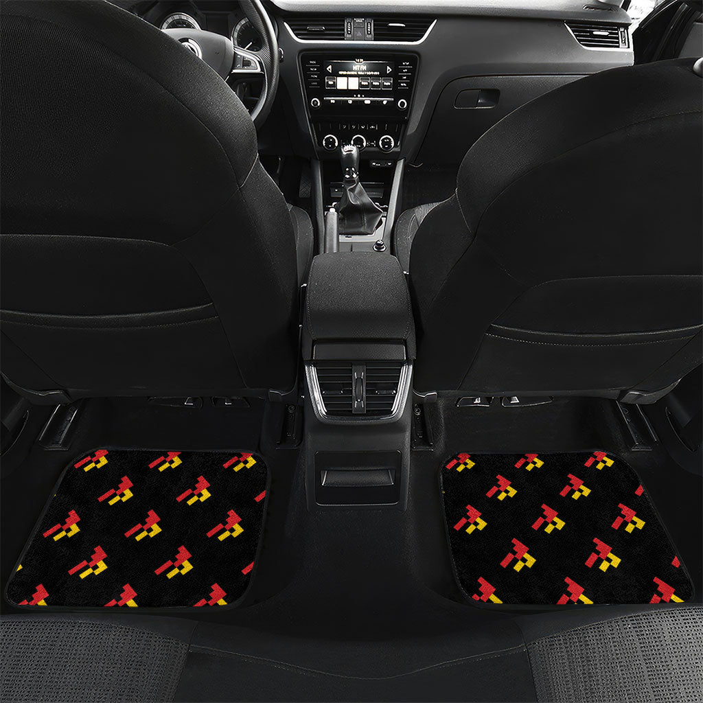 Custom Germany Football Car Mats Majestic Eagle And Gold Trophy Unique Style