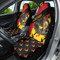Germany Football Car Seat Cover Majestic Eagle And Gold Trophy Unique Style
