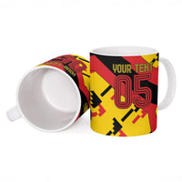 Custom Germany Football Ceramic Mug Majestic Eagle And Gold Trophy Unique Style