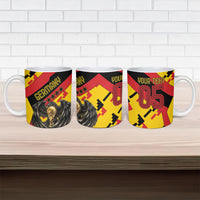 Custom Germany Football Ceramic Mug Majestic Eagle And Gold Trophy Unique Style