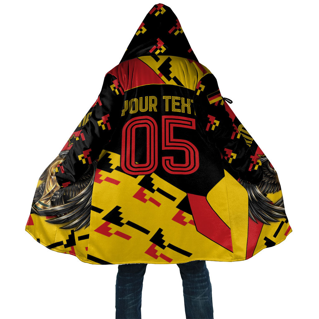 Custom Germany Football Cloak Majestic Eagle And Gold Trophy Unique Style
