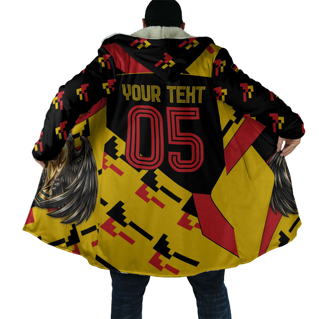 Custom Germany Football Cloak Majestic Eagle And Gold Trophy Unique Style