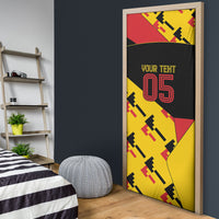 Custom Germany Football Door Cover Majestic Eagle And Gold Trophy Unique Style