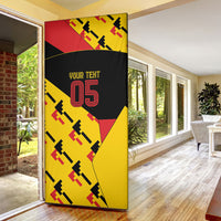 Custom Germany Football Door Cover Majestic Eagle And Gold Trophy Unique Style