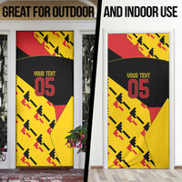 Custom Germany Football Door Cover Majestic Eagle And Gold Trophy Unique Style