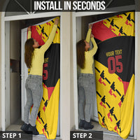 Custom Germany Football Door Cover Majestic Eagle And Gold Trophy Unique Style