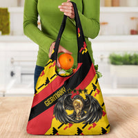 Germany Football Grocery Bag Majestic Eagle And Gold Trophy Unique Style